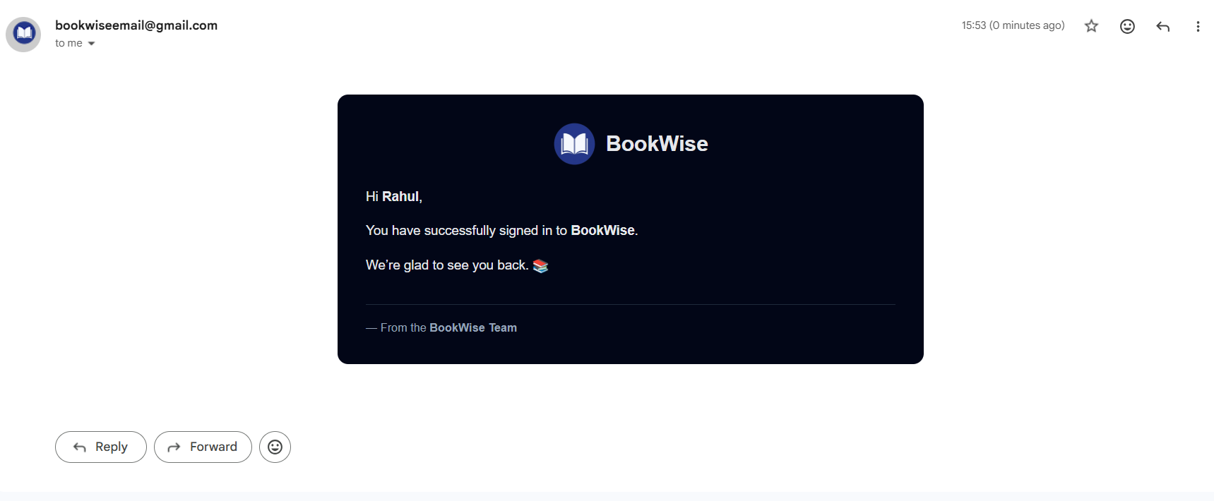 Email automation dashboard